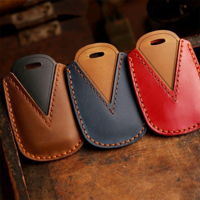 Für Land Rover Auto Rindsleder Schlüssel Schutzhülle Schlüsseletui, For Land Rover – Bild 7