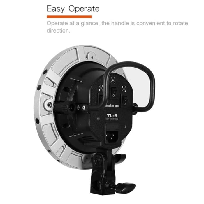 Godox TL-5 5-in-1 E27-Fassung, dreifarbige Glühbirne, Lampenkopfhalterung, TL-5 – Bild 3