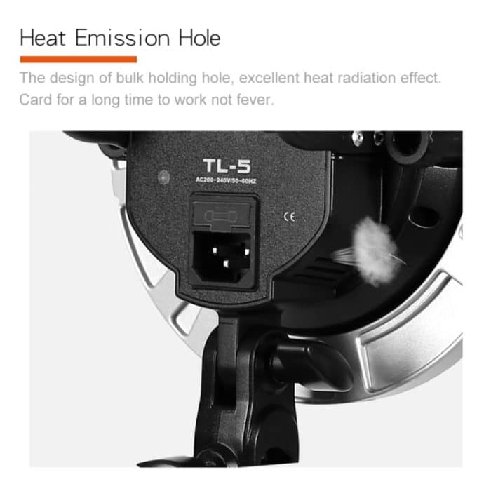 Godox TL-5 5-in-1 E27-Fassung, dreifarbige Glühbirne, Lampenkopfhalterung, TL-5 – Bild 5