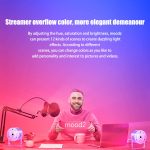 LUXCEO Mood2 RGB-Atmosphären-Fülllicht, Desktop-Rhythmus-Tonabnehmerlampe mit Fernbedienung – Bild 5