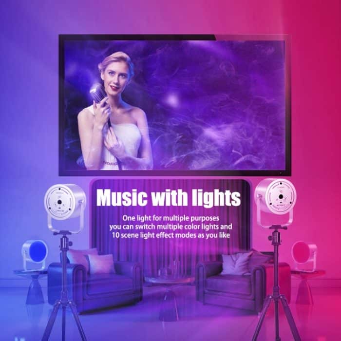 LUXCEO Mood2 RGB-Atmosphären-Fülllicht, Desktop-Rhythmus-Tonabnehmerlampe mit Fernbedienung – Bild 6