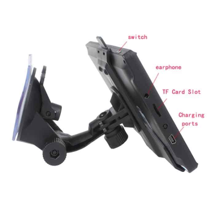 X20 7-Zoll-Auto-GPS-Navigator 8G + 256M kapazitiver Bildschirm Bluetooth-Umkehrbild, Europe Map, Australia Map, Southeast Asia Map, North America Map, Middle East Map, South America Map, Africa Map – Bild 3