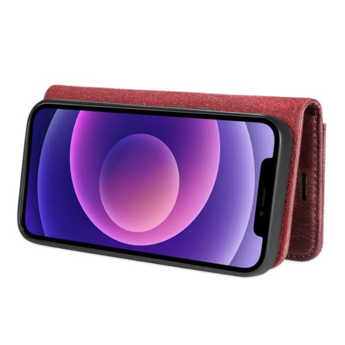 DG.MING Crazy Horse Texture Flip Abnehmbare magnetische Lederhülle mit Halter & Kartenfächern & Geldbörse – Bild 7