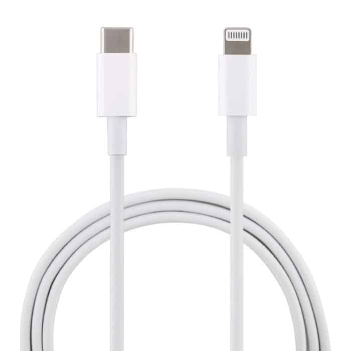 EDA0019478.jpg 12W 5V / 2A USB-C / Typ-C bis 8 Pin PD Schnelles Ladekabel für iPhone, iPad, Kabellänge: 1M – Bild 1