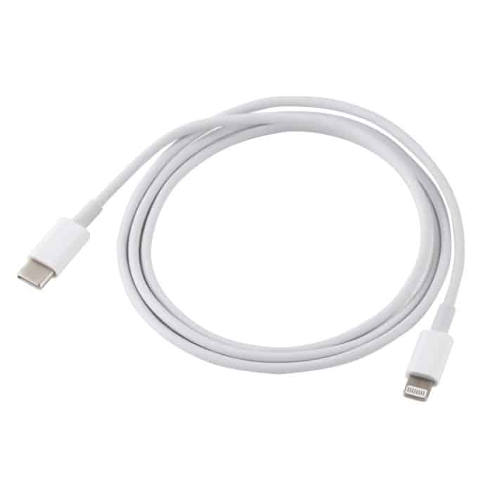 12W 5V / 2A USB-C / Typ-C bis 8 Pin PD Schnelles Ladekabel für iPhone, iPad, Kabellänge: 1M – Bild 2