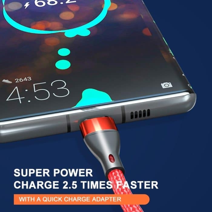 ADC-001 3A USB-auf-8-Pin-Gewebe-Schnellladedatenkabel – Bild 4