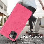 Retro 2 in 1 abnehmbare magnetische horizontale Flip-Hülle aus TPU + PU-Leder mit Halter & Kartenfächern & Fotorahmen & Geldbörse – Bild 7