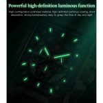 OLEVS 9919 Chronograph mit quadratischem Zifferblatt und leuchtender Quarzuhr für Herren – Bild 5