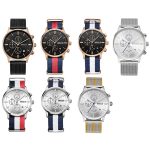 BAOGELA 1611 Kleine dreipolige leuchtende Chronographen-Kalender-Quarzuhr für Herren – Bild 2