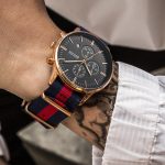 BAOGELA 1611 Kleine dreipolige leuchtende Chronographen-Kalender-Quarzuhr für Herren – Bild 5