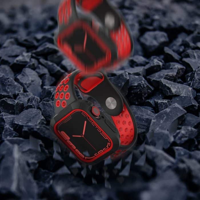 Stoßfeste PC-Schutzhülle für die Apple Watch-Serie, 7 41mm / 6&SE&5&4 40mm / 3&2&1 38mm, 7 45mm / 6&SE&5&4 44mm / 3&2&1 42mm – Bild 2