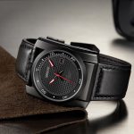 BAOGELA 6775G Honeycomb Hollow Round Dial Lederarmband Uhr Kalender Mechanische Uhr für Herren – Bild 7