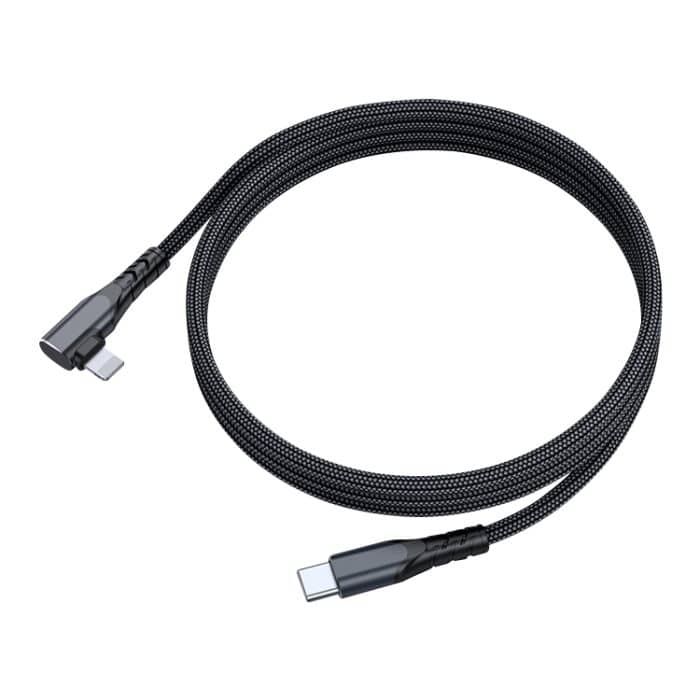 6A PD 20W USB-C / Typ-C auf 8-poliges Ellenbogen-Handy-Datenkabel – Bild 7