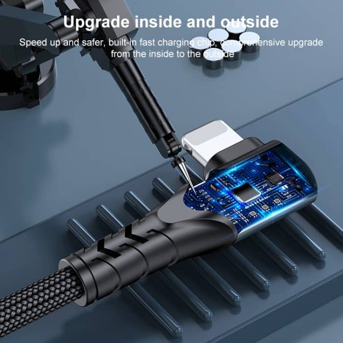 6A PD 20W USB-C / Typ-C auf 8-poliges Ellenbogen-Handy-Datenkabel – Bild 5