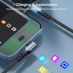 6A PD 20W USB-C / Typ-C auf 8-poliges Ellenbogen-Handy-Datenkabel – Bild 6