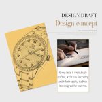 OLEVS 5565 Herrenmode, wasserdichtes Edelstahlarmband, Diamant-Quarzuhr – Bild 13