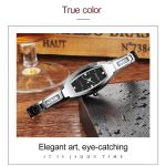 JIN SHI DUN 6530 Damenmode Dual Kalender leuchtende Quarzuhr – Bild 8