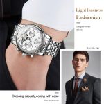 OLEVS 6607 Multifunktions-Herrenuhr mit großem Schwungrad, automatisch, wasserdicht, mechanisch – Bild 11