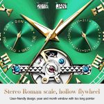 OLEVS 6607 Multifunktions-Herrenuhr mit großem Schwungrad, automatisch, wasserdicht, mechanisch – Bild 4