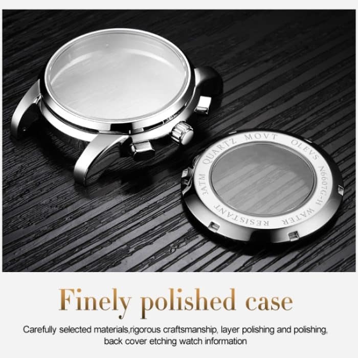 OLEVS 6607 Multifunktions-Herrenuhr mit großem Schwungrad, automatisch, wasserdicht, mechanisch – Bild 6