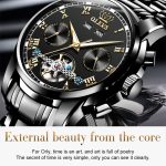 OLEVS 6607 Multifunktions-Herrenuhr mit großem Schwungrad, automatisch, wasserdicht, mechanisch – Bild 7