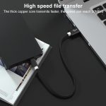 5 Stück Mini-USB auf USB A gewebtes Daten-/Ladekabel für MP3, Kamera, Auto-DVR, 0.25m, 1m, 1.5m, 2m, 3m – Bild 4