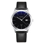 YAZOLE 560 Lederarmband Quarzwerk Wasserdichte Herrenuhr