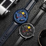 SANDA 1085 Lenkrad-Hohlzifferblatt, wasserdichte Quarzuhr – Bild 4