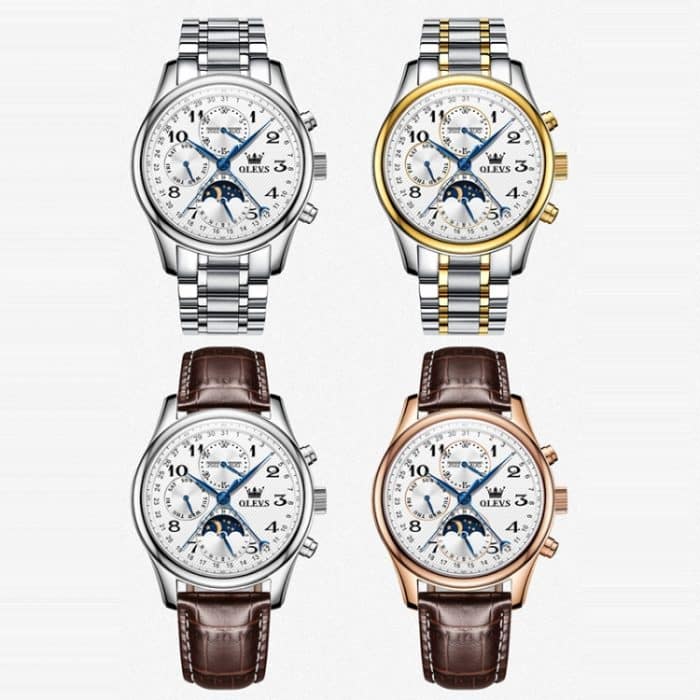 OLEVS 6667 Multifunktions-wasserdichte leuchtende mechanische Herrenuhr – Bild 2