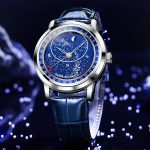 OLEVS 9923 Automatische mechanische Herrenuhr mit leuchtendem Sternenzifferblatt – Bild 3