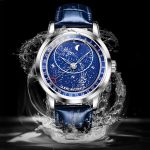 OLEVS 9923 Automatische mechanische Herrenuhr mit leuchtendem Sternenzifferblatt – Bild 5