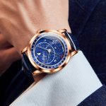 OLEVS 9923 Automatische mechanische Herrenuhr mit leuchtendem Sternenzifferblatt – Bild 6