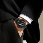 SANDA 7011 Leuchtende wasserdichte mechanische Uhr mit Lederarmband – Bild 7