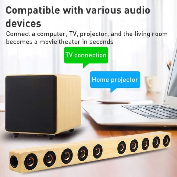 D90 Heimkino-Audio, Echo-Wand-Soundbar, Subwoofer, Bluetooth-Audio, Subwoofer – Bild 6