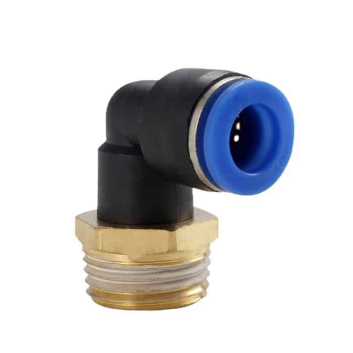 EDA003724311_1.jpg LAIZE 10 Stück Außengewinde-Winkel-Pneumatik-Schnellmontage-Anschluss – Bild 2