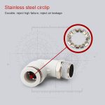 LAIZE 10 Stück PL-Winkel-Pneumatik-Schnellmontage-Anschluss, PL4-01 (10pcs), PL4-02 (2pcs), PL4-M5 (10pcs), PL6-01 (2pcs), PL6-02 (2pcs), PL6-03 (2pcs), PL6-04 (1pc), PL6-M5 (2pcs), PL8-01 (2pcs), PL8-02 (2pcs), PL8-03 (2pcs), PL8-04 (1pc), PL10-01 (2p... – Bild 5