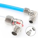 LAIZE vernickeltes Kupfer-Trachea-Schnellmontage-Drehgelenk-Winkelverriegelungs-Buchsen-Verbindungsstück, PL6-01, PL6-02, PL6-03, PL6-M5, PL8-01, PL8-02, PL8-03, PL8-04, PL10-01, PL10-02, PL10-03, PL10-04, PL12-02, PL12-03, PL12-04 – Bild 6