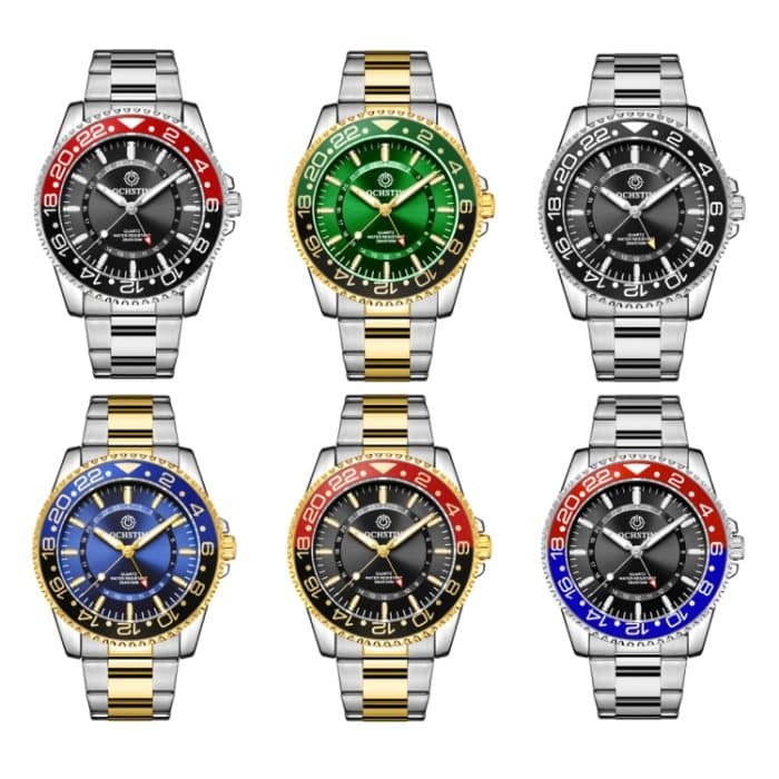 Ochstin 5019B Multifunktionale wasserdichte Quarzuhr mit Edelstahlarmband – Bild 8