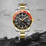 Ochstin 5019B Multifunktionale wasserdichte Quarzuhr mit Edelstahlarmband – Bild 4