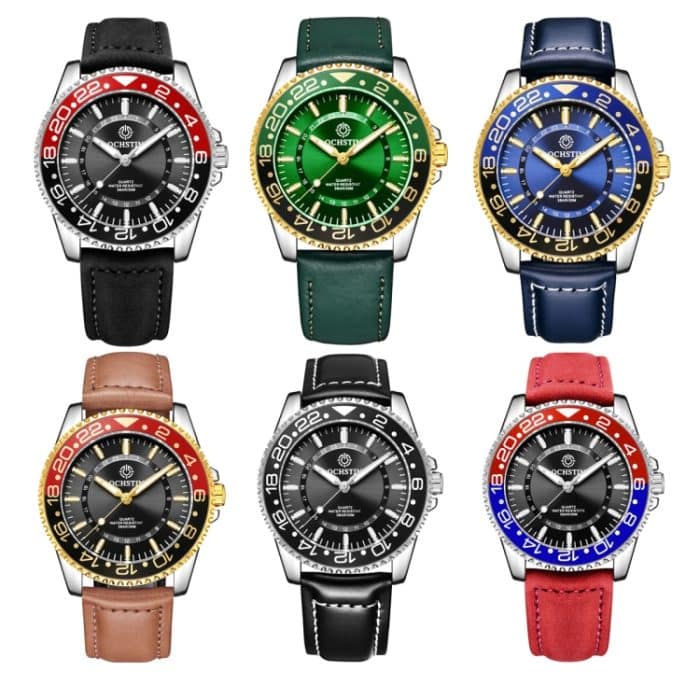 Ochstin 5019G Fashion Business Quarzuhr mit wasserdichtem Lederarmband – Bild 8