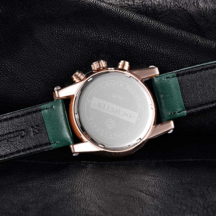 Ochstin 5052B Multifunktionale Business-Quarzuhr mit wasserdichtem Lederarmband – Bild 3