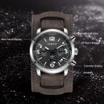 Ochstin 7230 Multifunktions-Business-Armbanduhr aus Leder mit wasserdichtem Quarzwerk – Bild 4