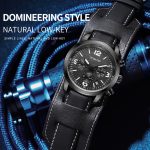 Ochstin 7230 Multifunktions-Business-Armbanduhr aus Leder mit wasserdichtem Quarzwerk – Bild 5