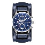 Ochstin 7231 Multifunktions-Business-Armbanduhr aus Leder mit wasserdichtem Quarzwerk
