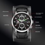 Ochstin 7231 Multifunktions-Business-Armbanduhr aus Leder mit wasserdichtem Quarzwerk – Bild 4