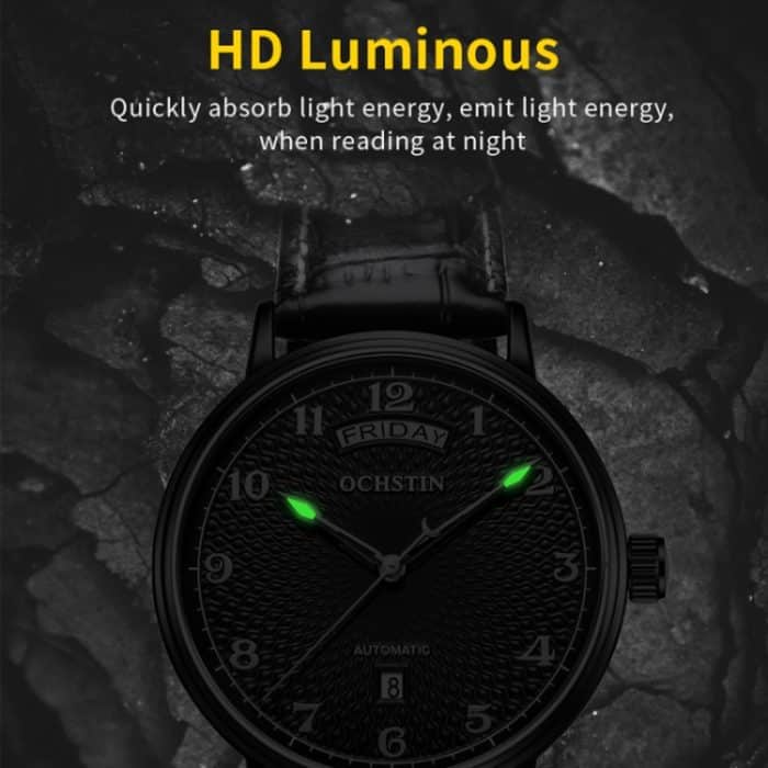 OCHSTIN 6141A Masterpiece mechanische Herrenuhr mit Tag- und Datumsanzeige – Bild 3