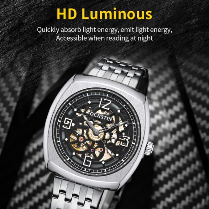 OCHSTIN 7262 Masterpiece Series Herrenuhr mit mechanischem Stahlband – Bild 4