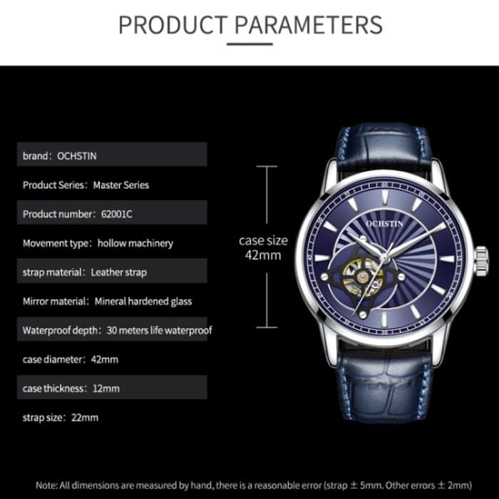OCHSTIN 62001C Master Series Hohle mechanische Herrenuhr – Bild 6