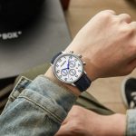 Multifunktionale Quarz-Herren-Lederuhr – Bild 6