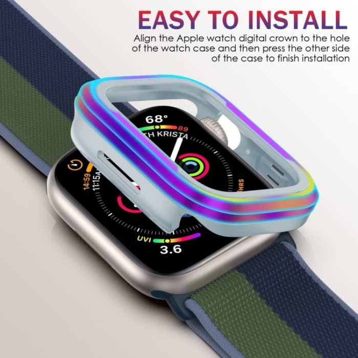 Aluminiumlegierung + TPU 2-in-1-Schutzhülle, For Apple Watch Ultra 49mm, For Apple Watch  Series 8 / 7 45mm, For Apple Watch Series 6 / 5 / 4 / SE 44mm, For Apple Watch Series 8 / 7 41mm, For Apple Watch Series 6 / 5 / 4 / SE 40mm – Bild 7
